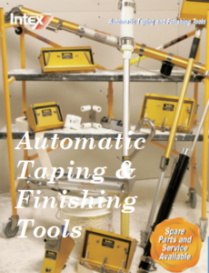 Automatic Taping and Finishing Tools - Intex supplied by Rosebud Plaster