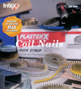 Coil Nails - Intex supplied by Rosebud Plaster